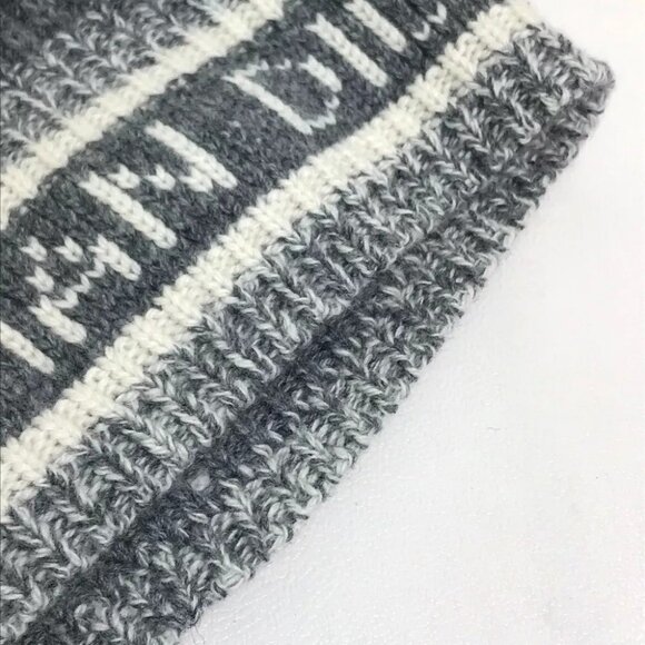 Christian Dior logo D-White Hat beanie Knit hat Wool / Cashmere gray - Picture 8 of 10